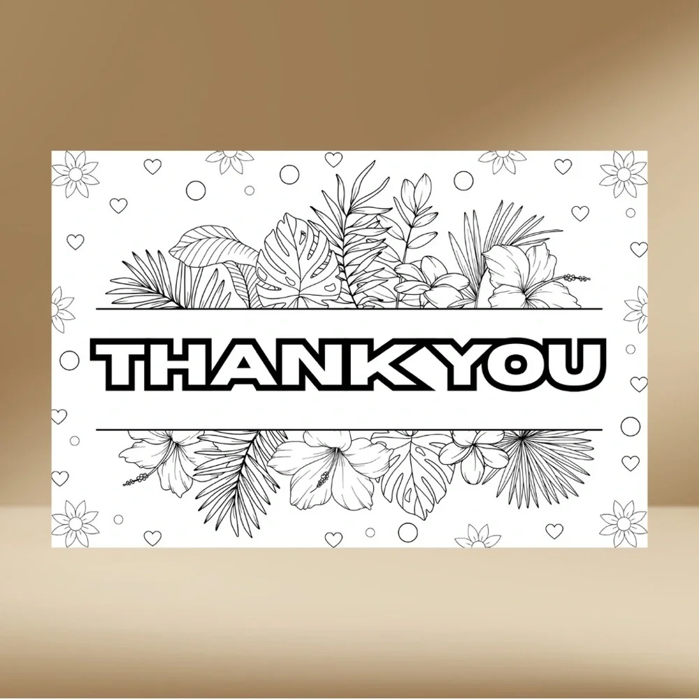 Set of 10 Coloring Postcards